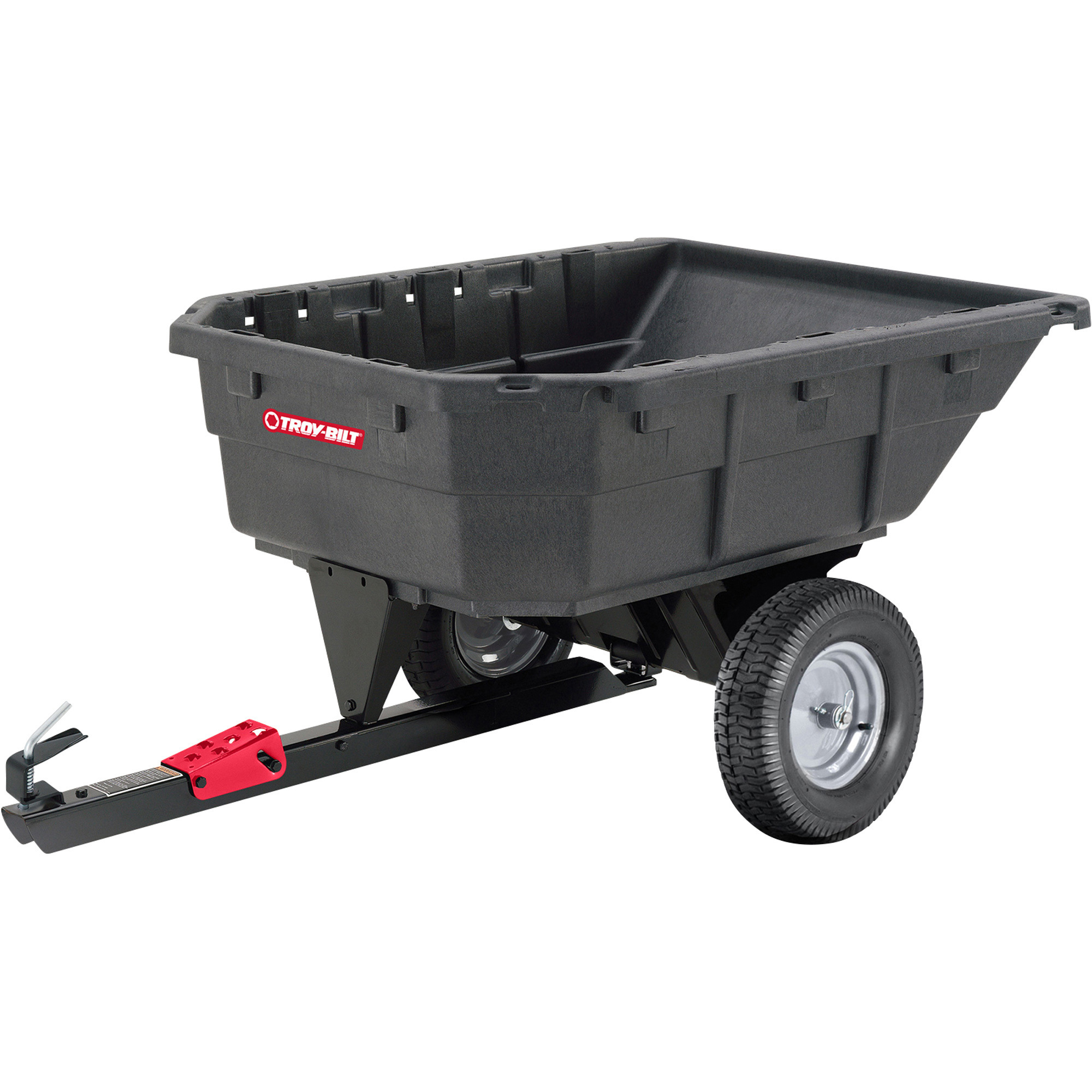 Troy-Bilt Poly Swivel Dump Cart, 1000-Lb. Capacity, 15 Cu. Ft., Model# TB-1000PS